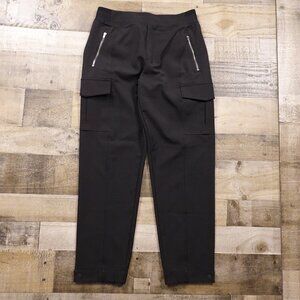 Athleta Endless High‎ Rise Cargo Pant Women’s 10 Black Travel Utility